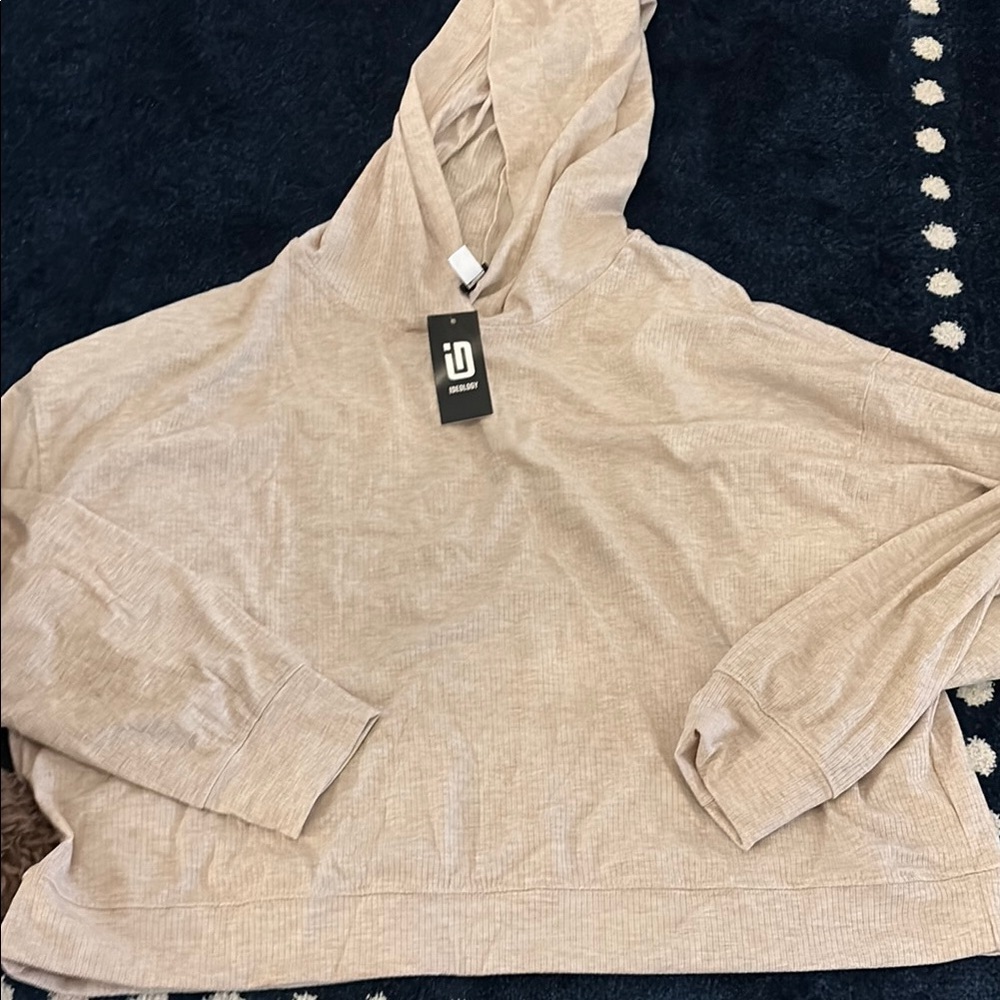 Ideology Tan Cozy Sweater with Relaxed Fit